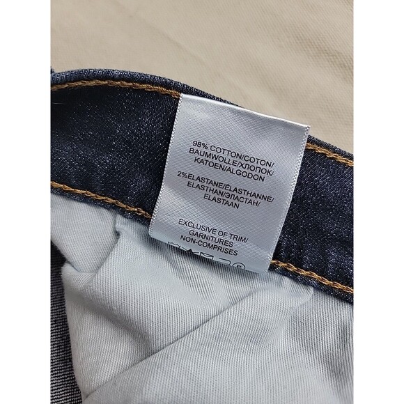 Silver Jeans Mens 33 34x29 Straight Mid Rise  Dark Blue Stretch Authentic EUC - Picture 11 of 13